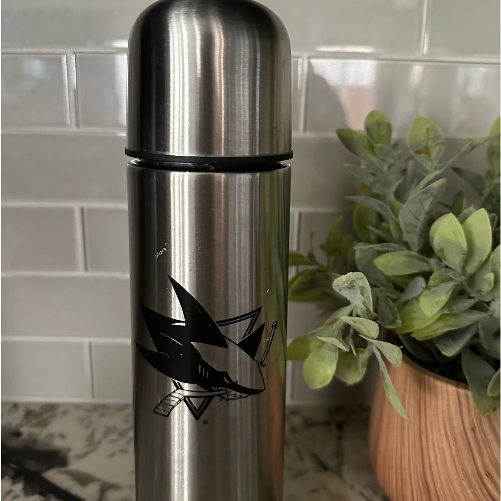NWOT San Jose Sharks Coffee/Tea Stainless Thermo